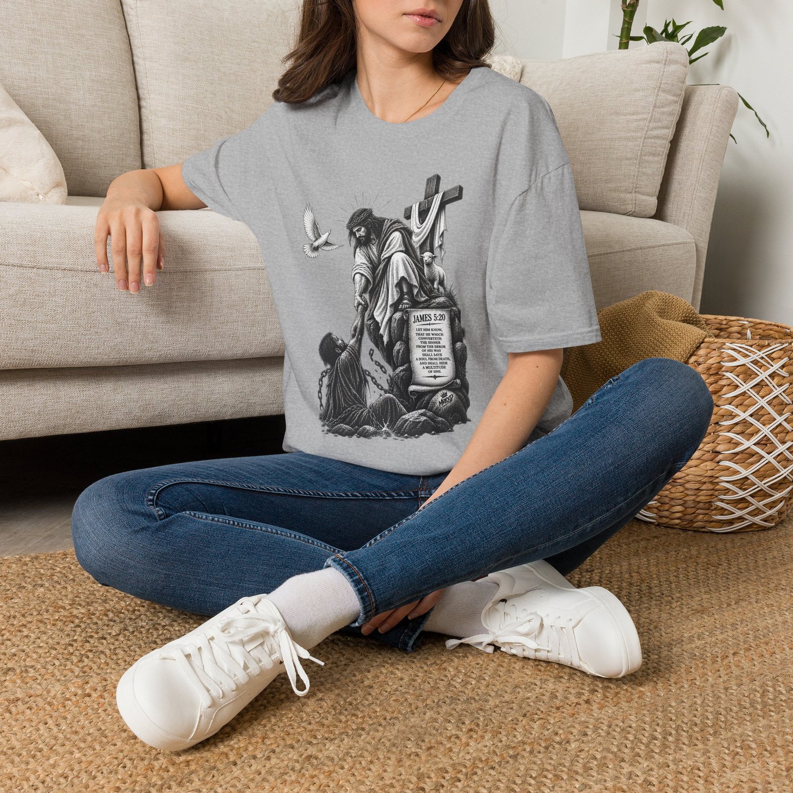 James 5:20 Graphic Tee - Image 16