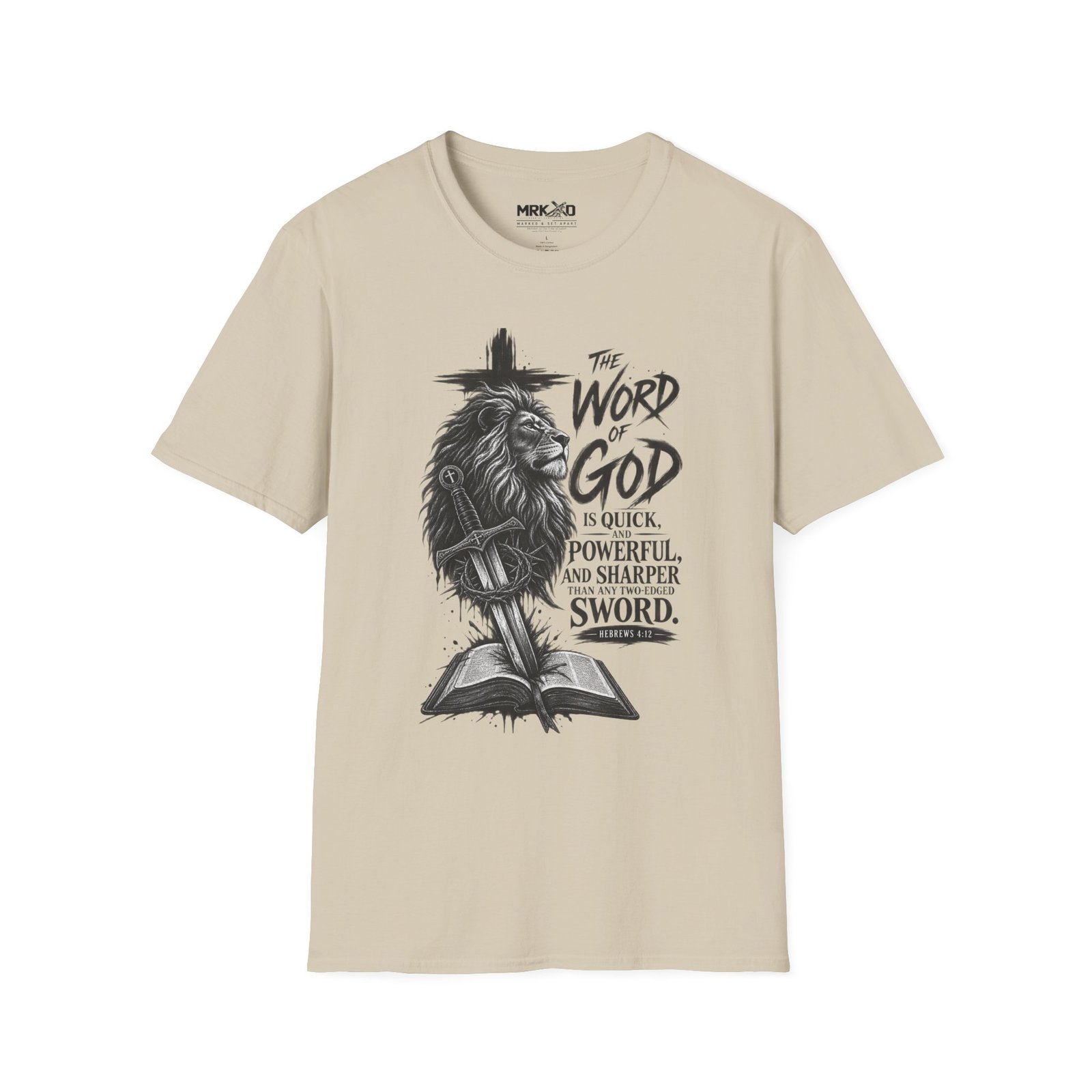 The Word of God is Sharper than a Two-Edged Sword. Graphic Tee - Image 9