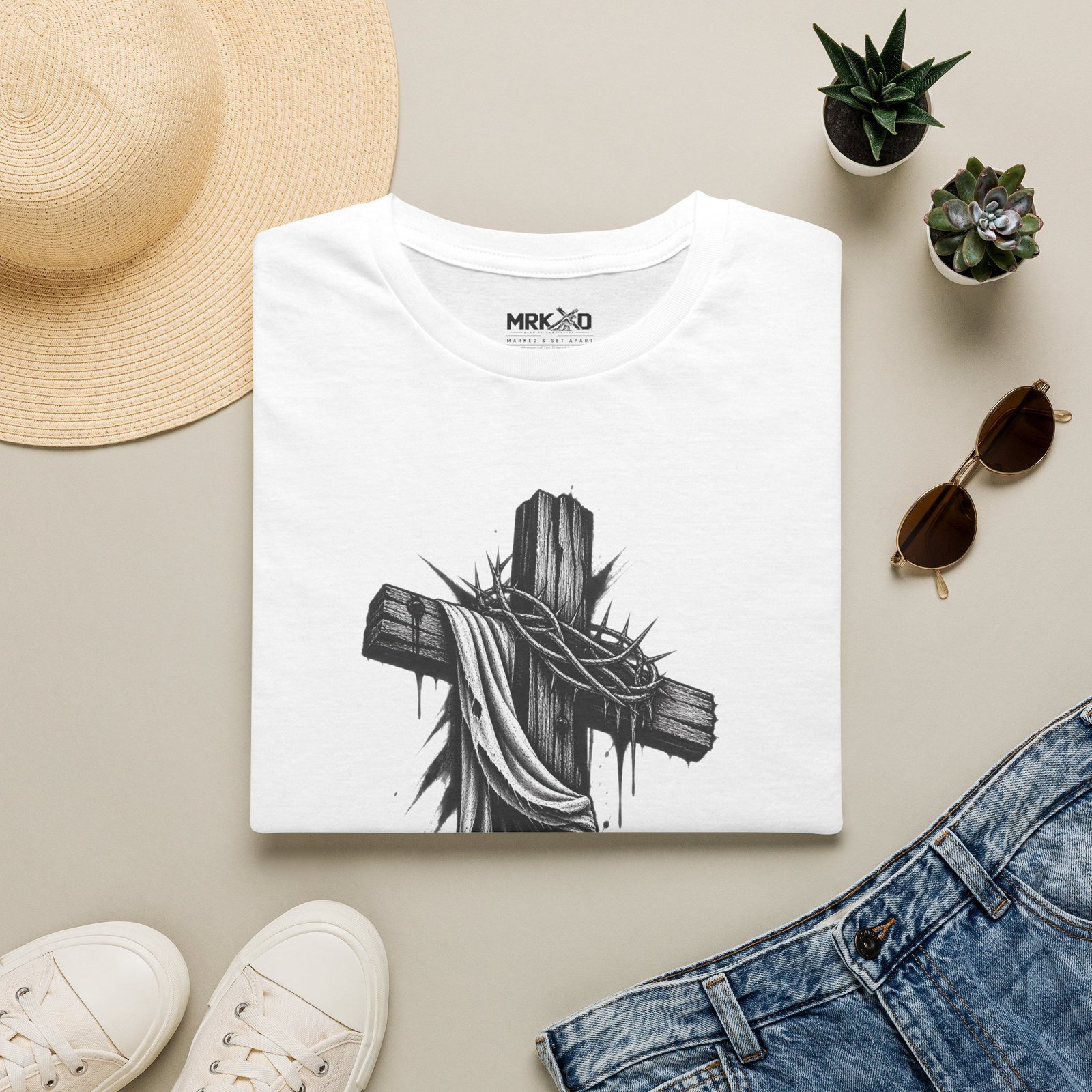 1 Corinthians 10:13 Three Graphic Tee - Image 2