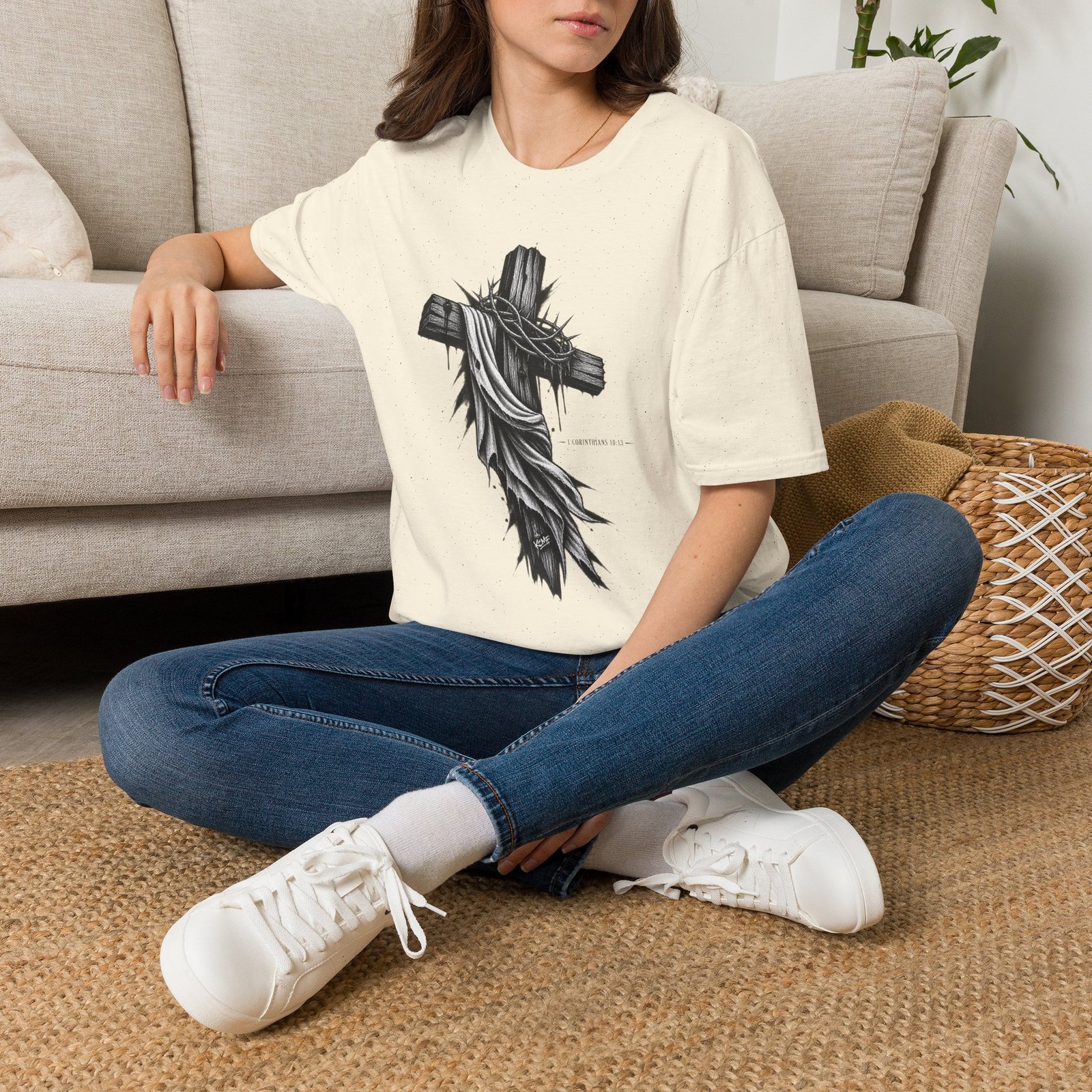1 Corinthians 10:13 Three Graphic Tee - Image 20