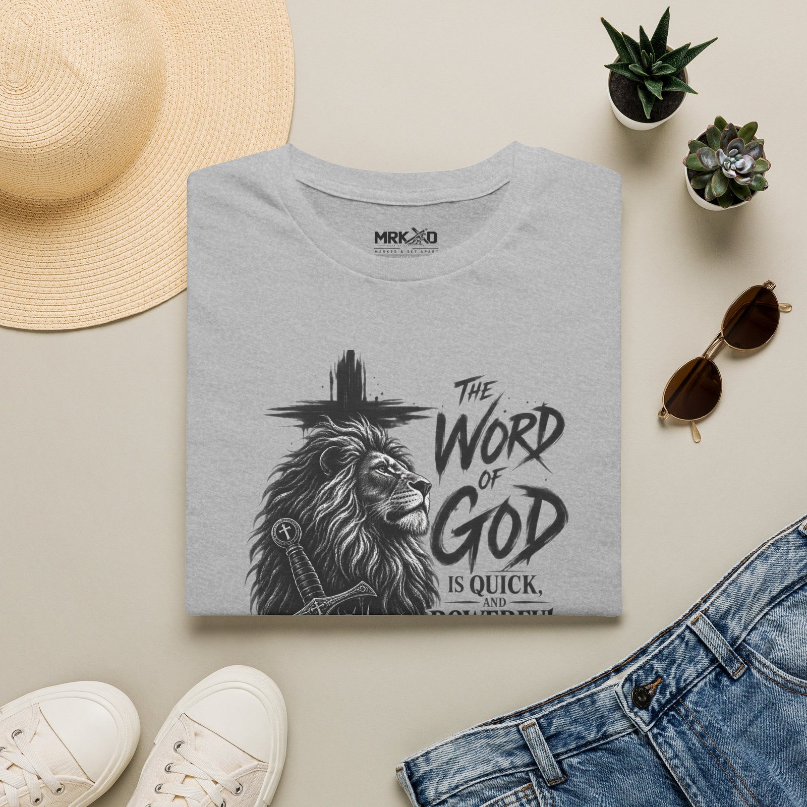 The Word of God is Sharper than a Two-Edged Sword. Graphic Tee - Image 15