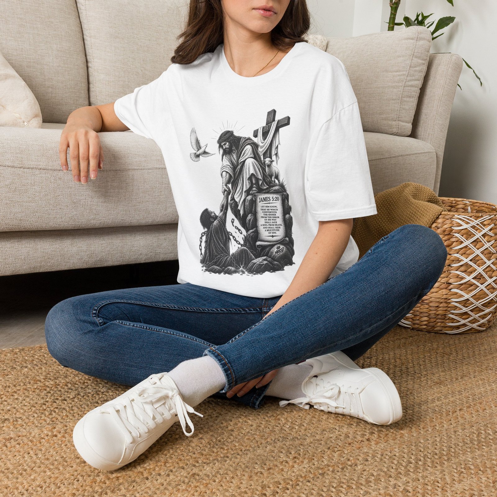 James 5:20 Graphic Tee - Image 3