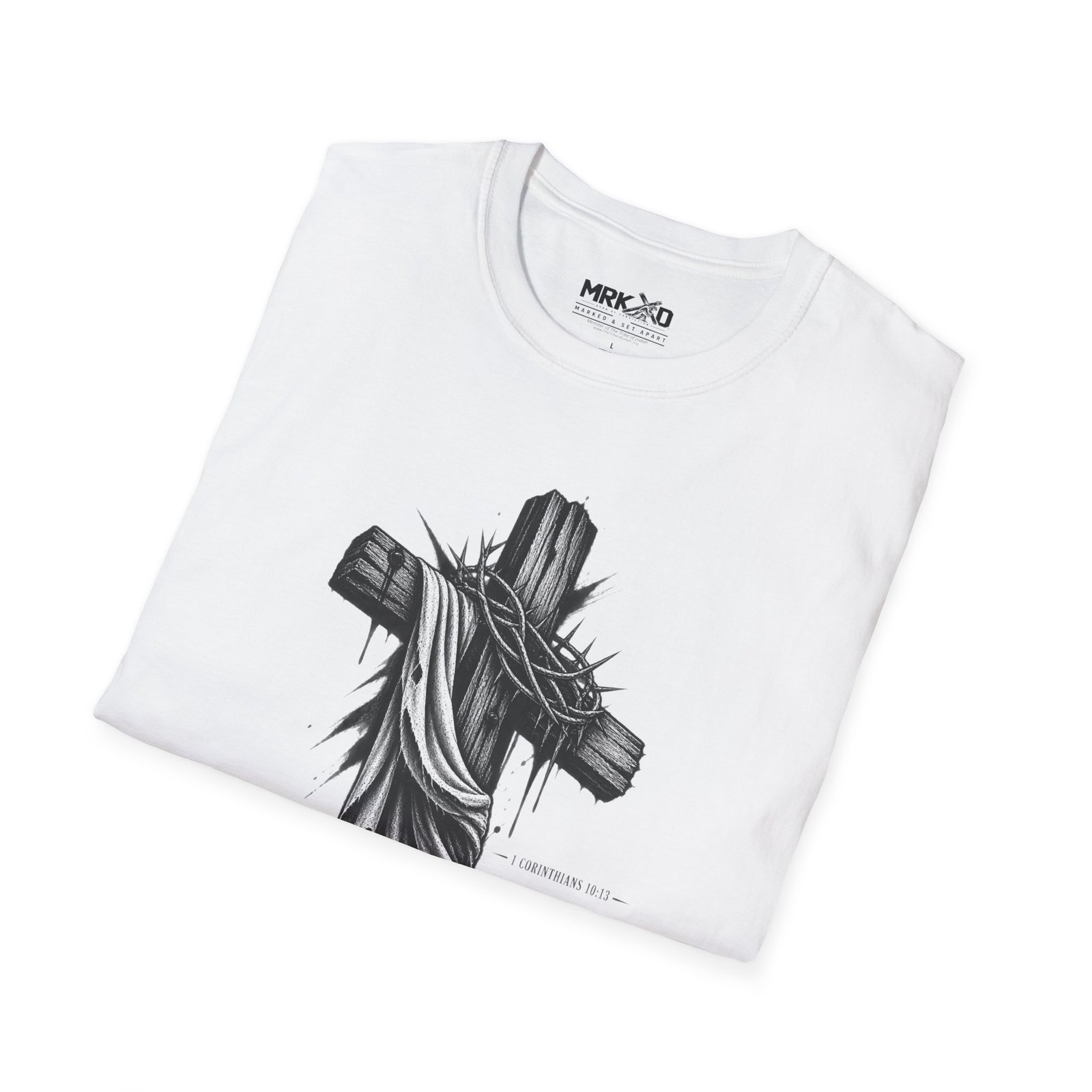 1 Corinthians 10:13 Three Graphic Tee - Image 5