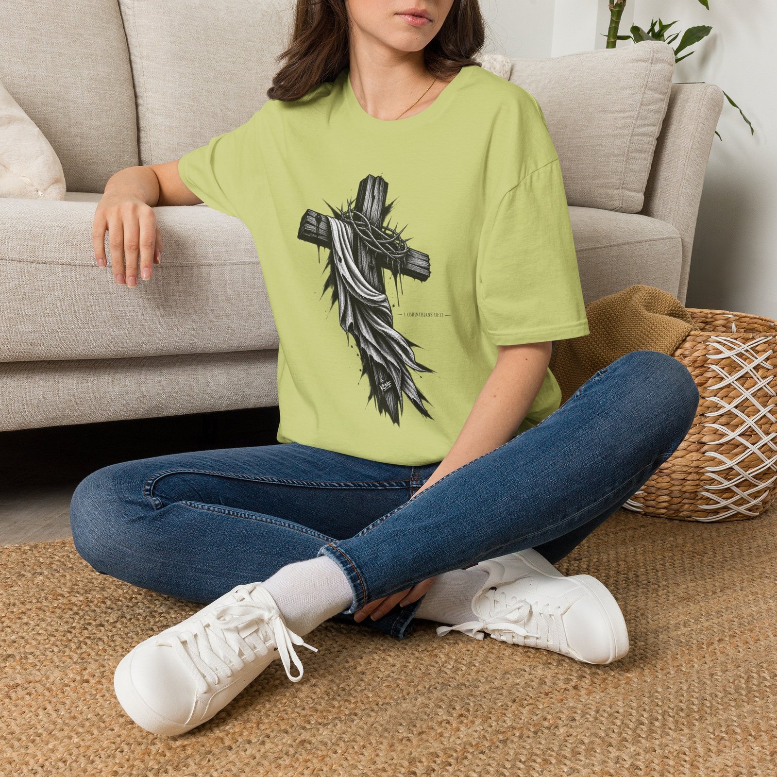 1 Corinthians 10:13 Three Graphic Tee - Image 24