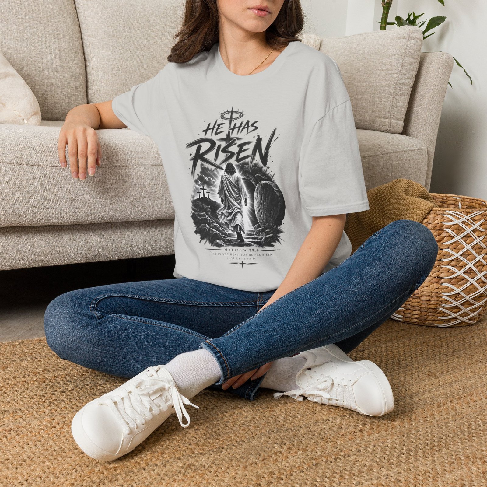 He has risen One Graphic Tee - Image 12