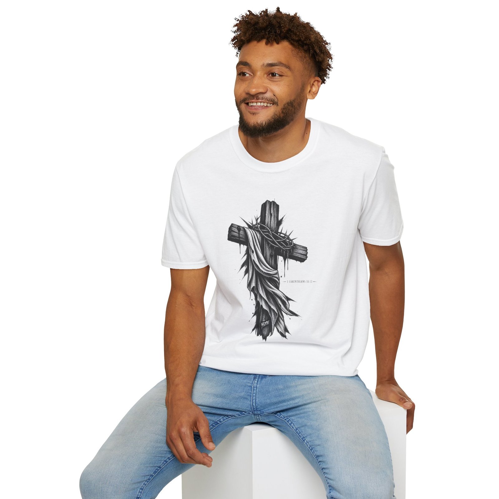 1 Corinthians 10:13 Three Graphic Tee - Image 6