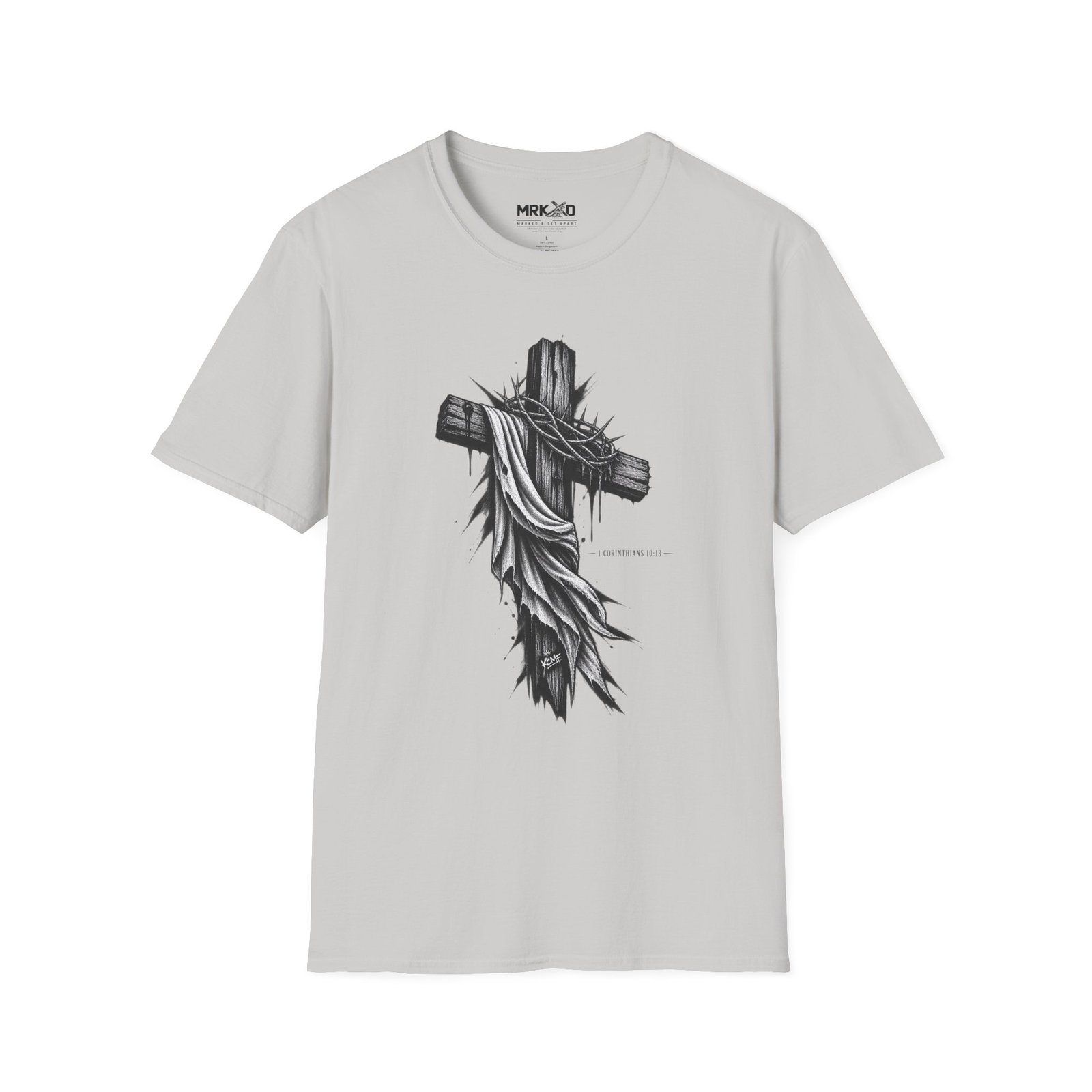 1 Corinthians 10:13 Three Graphic Tee - Image 13