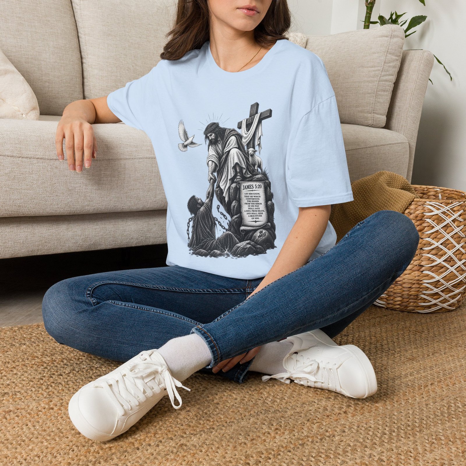 James 5:20 Graphic Tee - Image 32