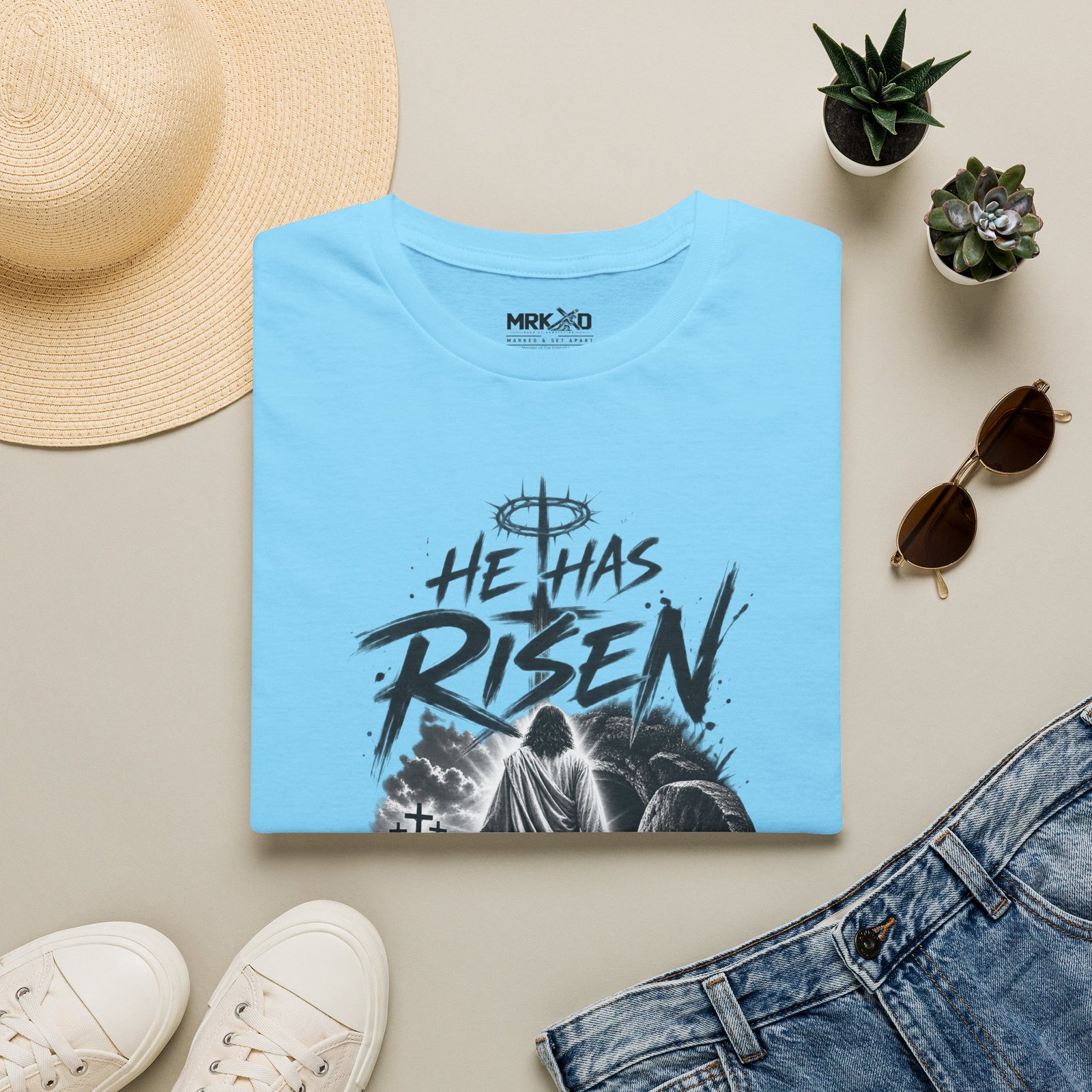He has risen One Graphic Tee - Image 27