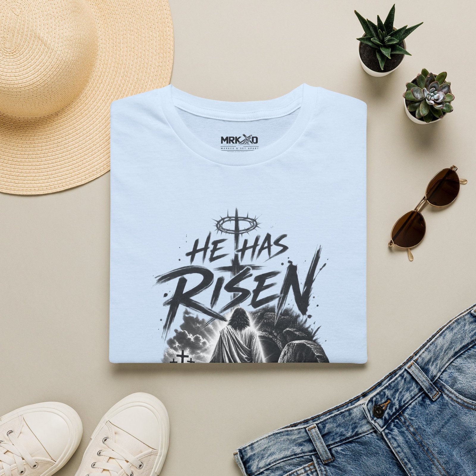 He has risen One Graphic Tee - Image 31