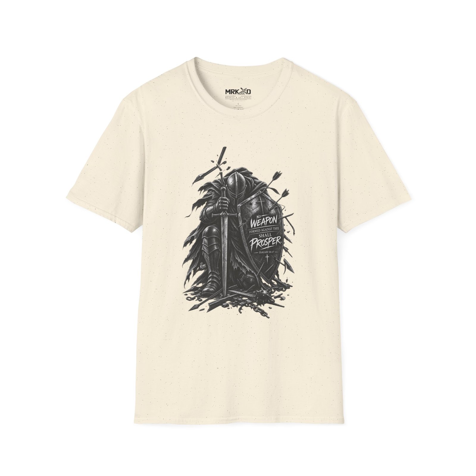 Shield of Faith: No Weapon Shall Prosper Isaiah 54:17 Graphic Tee - Image 21