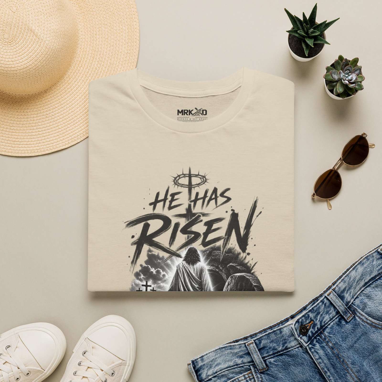 He has risen One Graphic Tee - Image 7