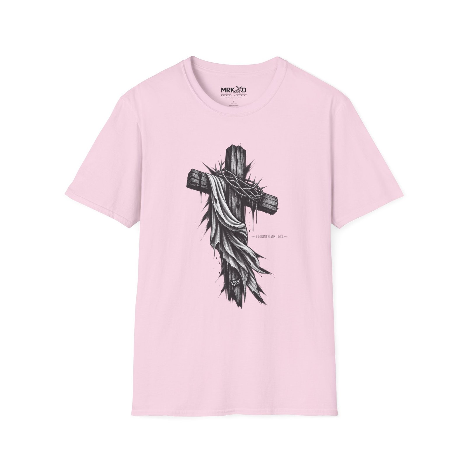 1 Corinthians 10:13 Three Graphic Tee - Image 37