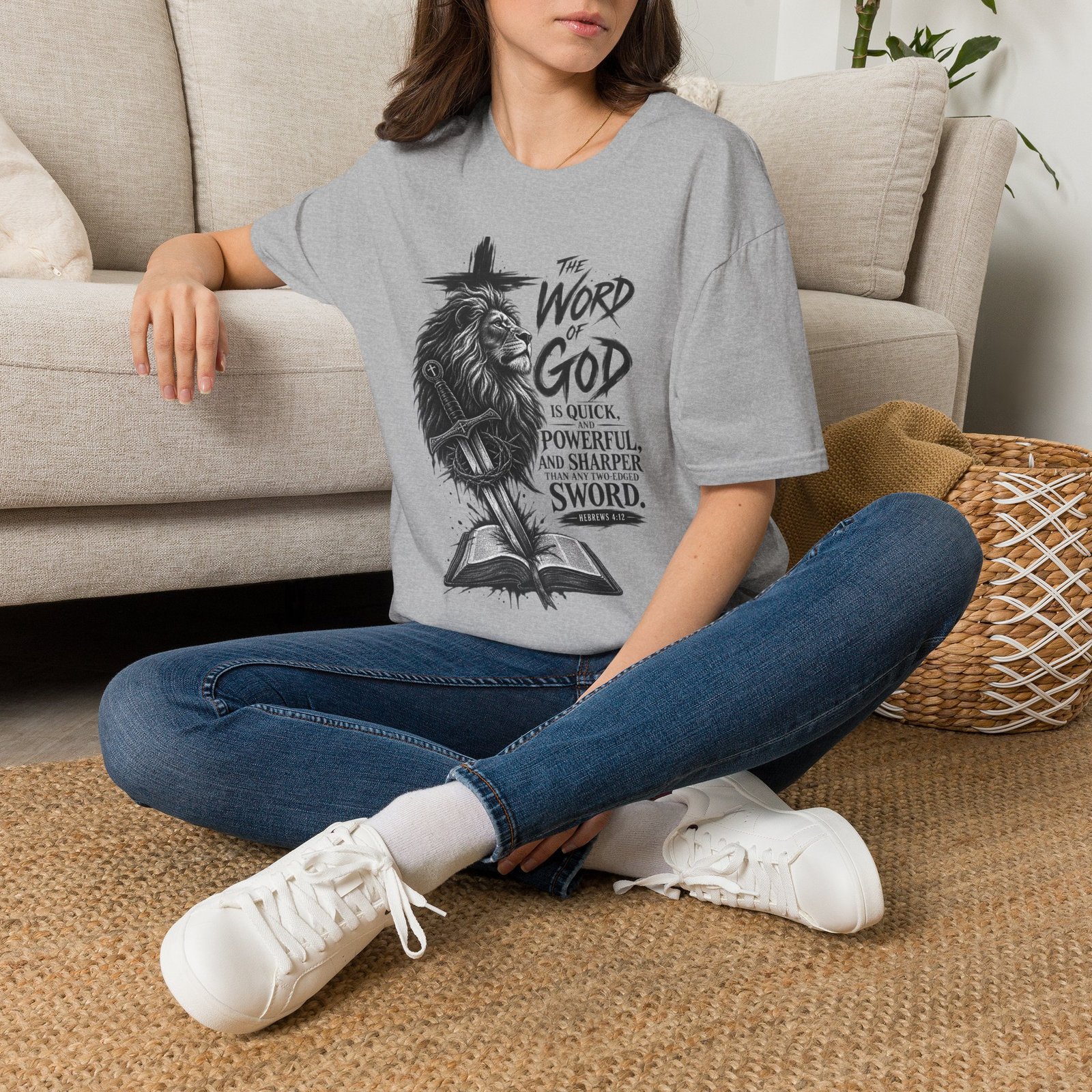 The Word of God is Sharper than a Two-Edged Sword. Graphic Tee - Image 16