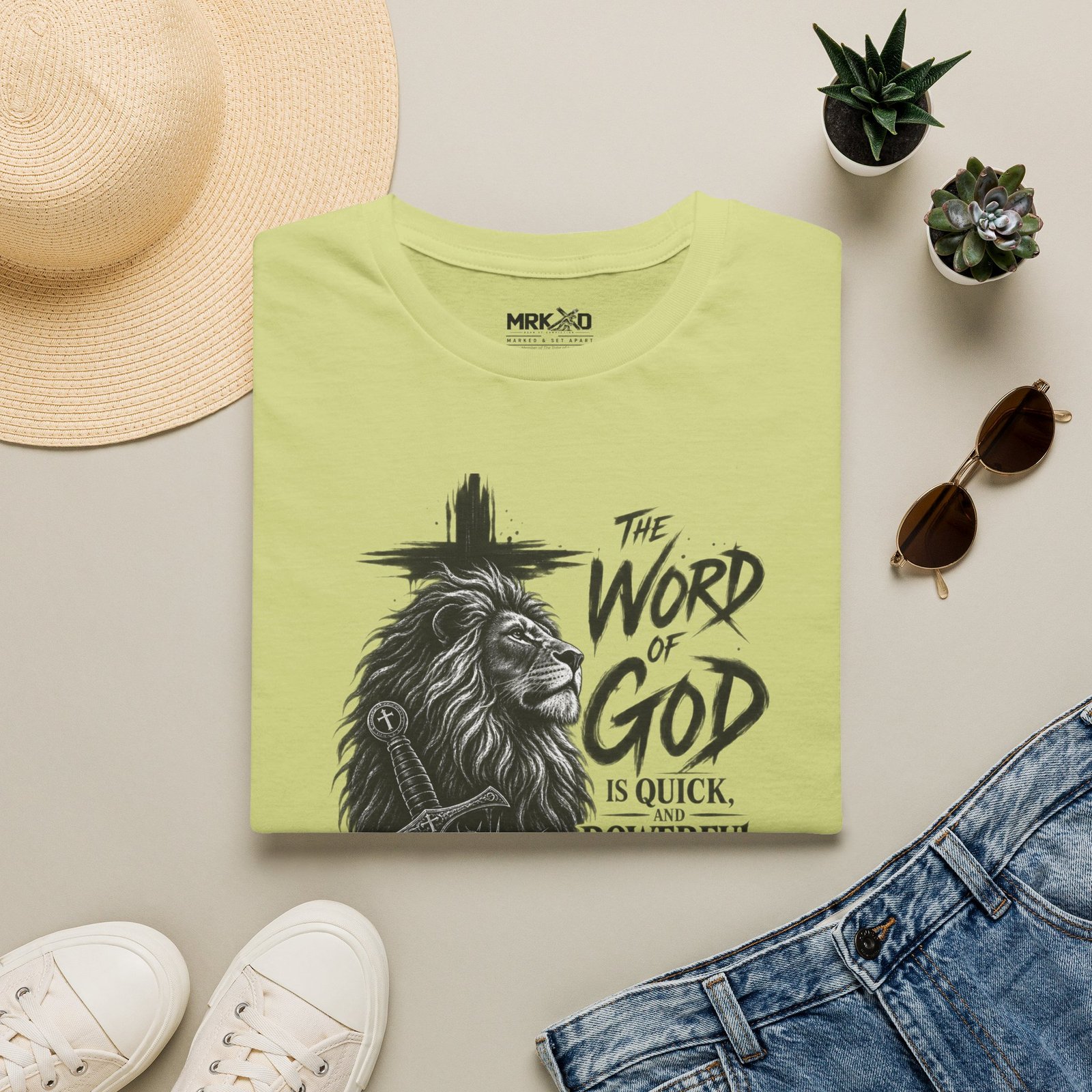 The Word of God is Sharper than a Two-Edged Sword. Graphic Tee - Image 23