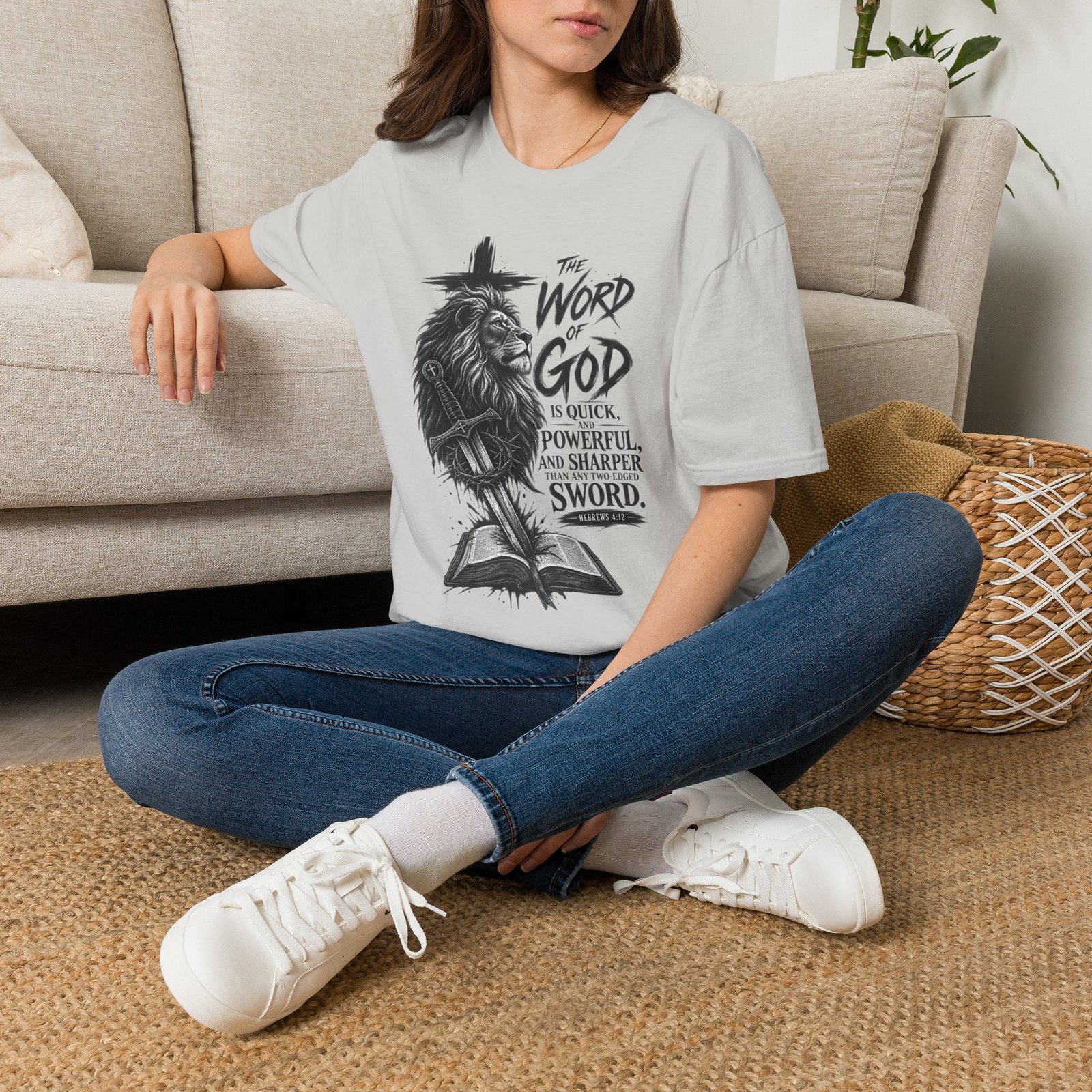 The Word of God is Sharper than a Two-Edged Sword. Graphic Tee - Image 12
