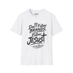Don't Follow Brands, Follow Jesus Graphic Tee