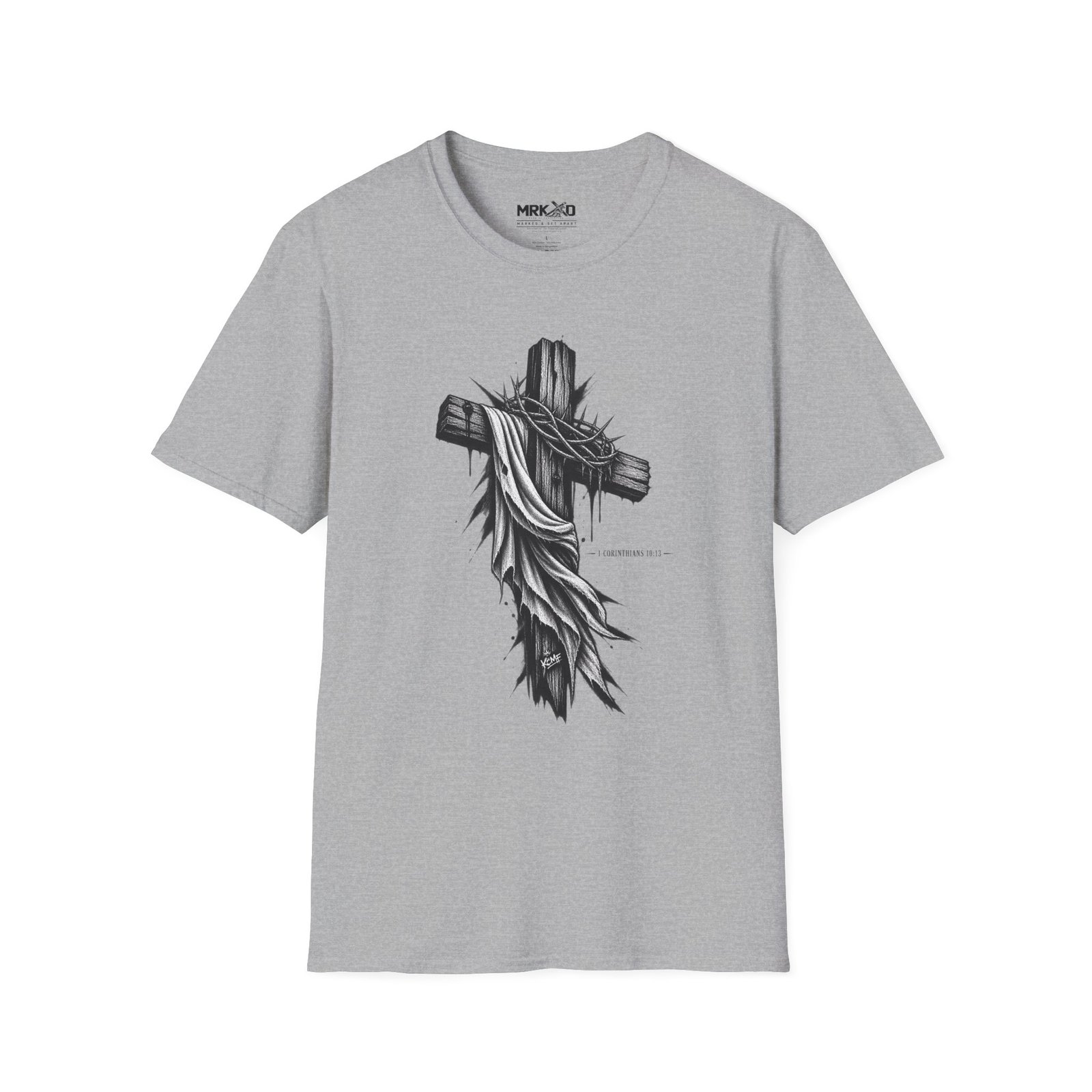 1 Corinthians 10:13 Three Graphic Tee - Image 17